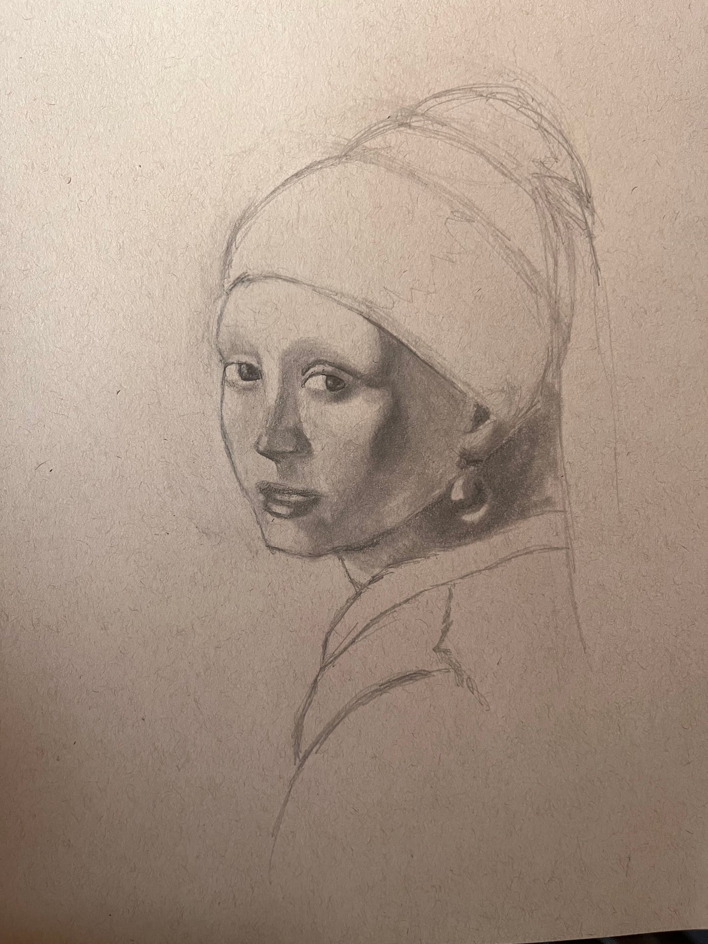Pencil portrait (black and white)